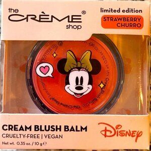 New The Creme Shop x Disney Minnie Cream Blush Strawberry Churro Limited Edition